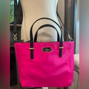 Kate Spade ♠️ Nylon Hot Pink purse